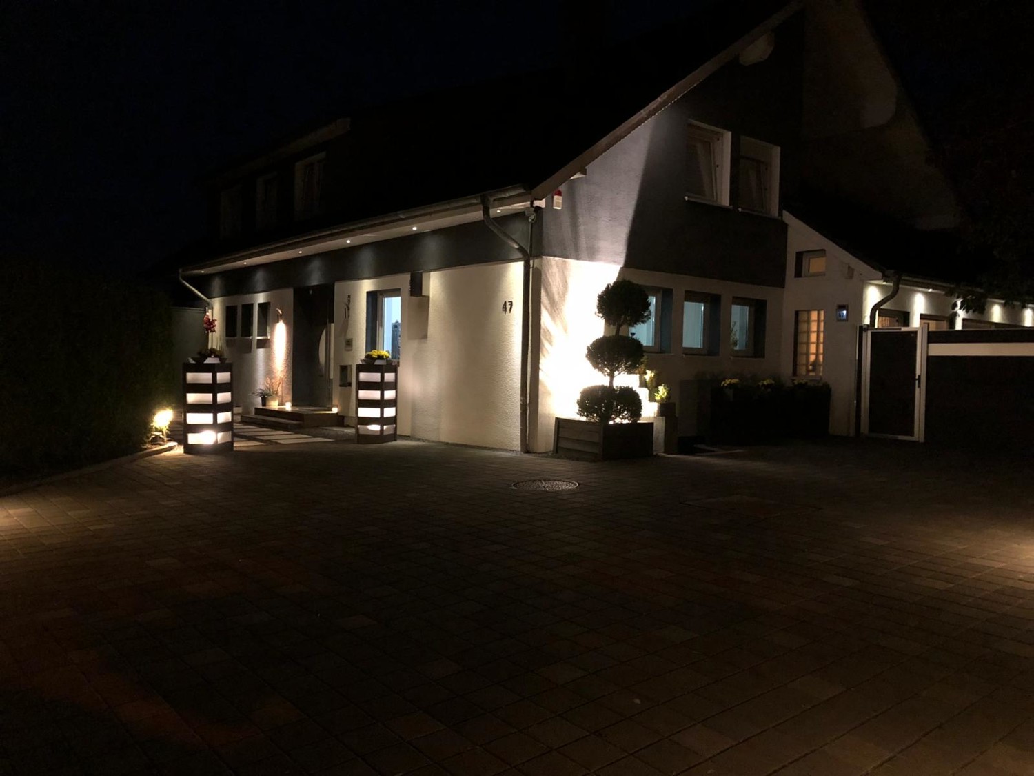 Lichtführung, die Architektur betont