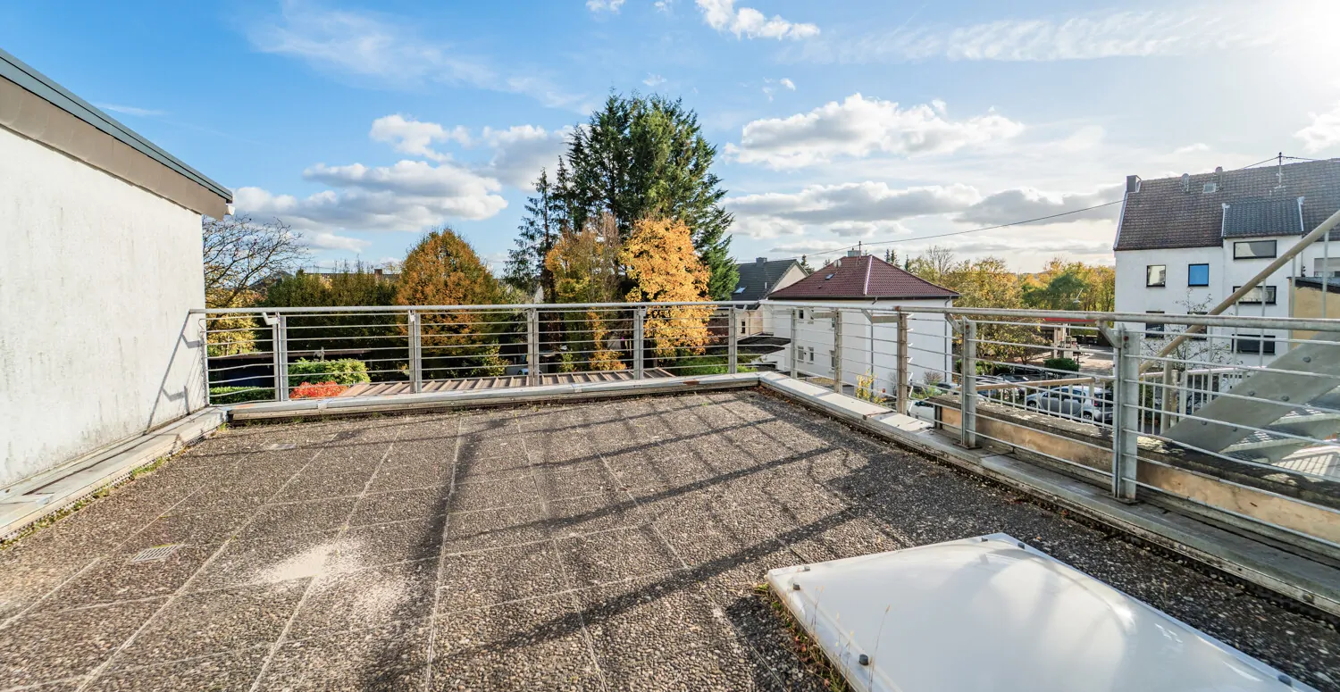 Terrasse im ersten OG