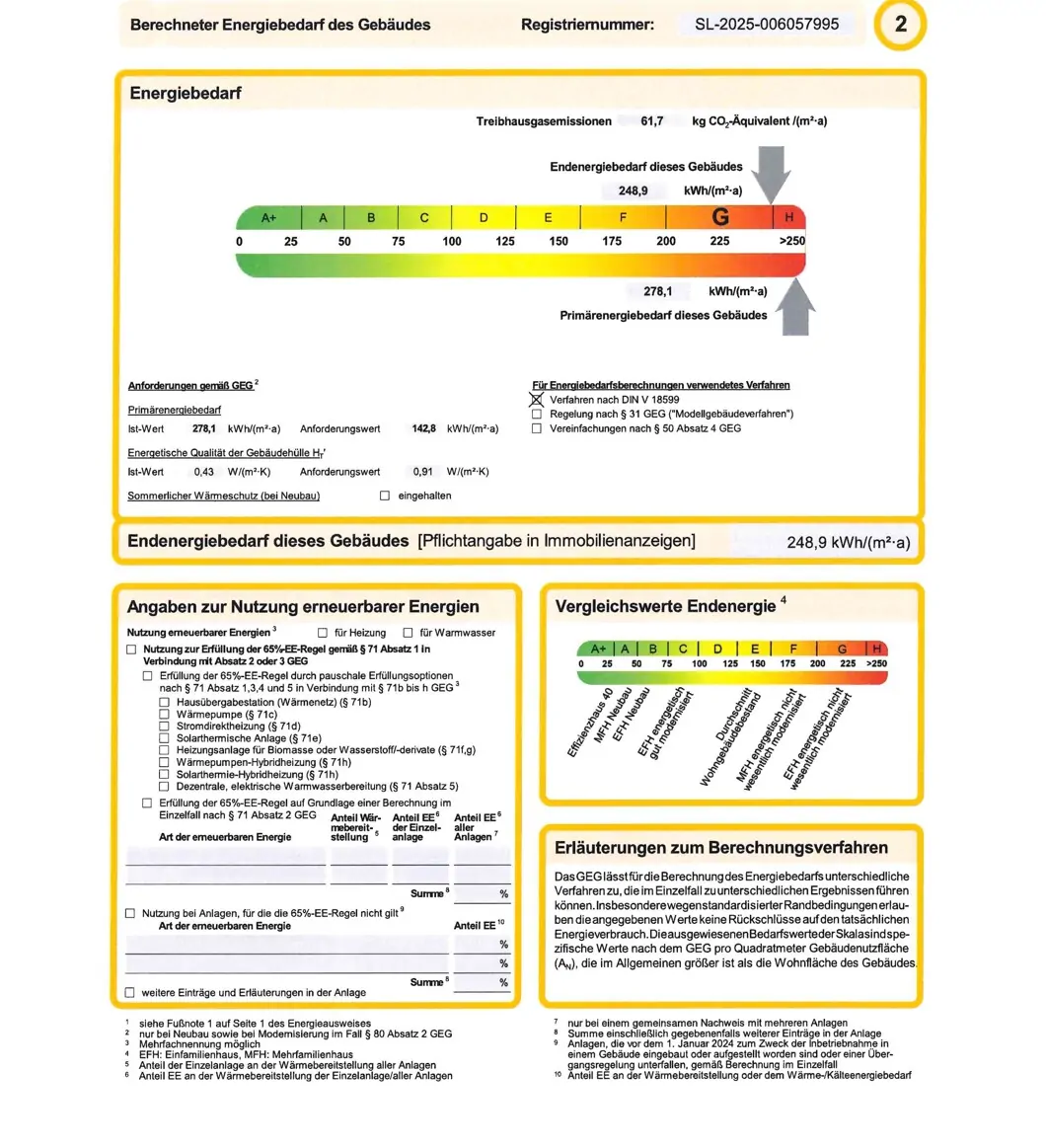 Energieausweis Nicht-Wohngebäude