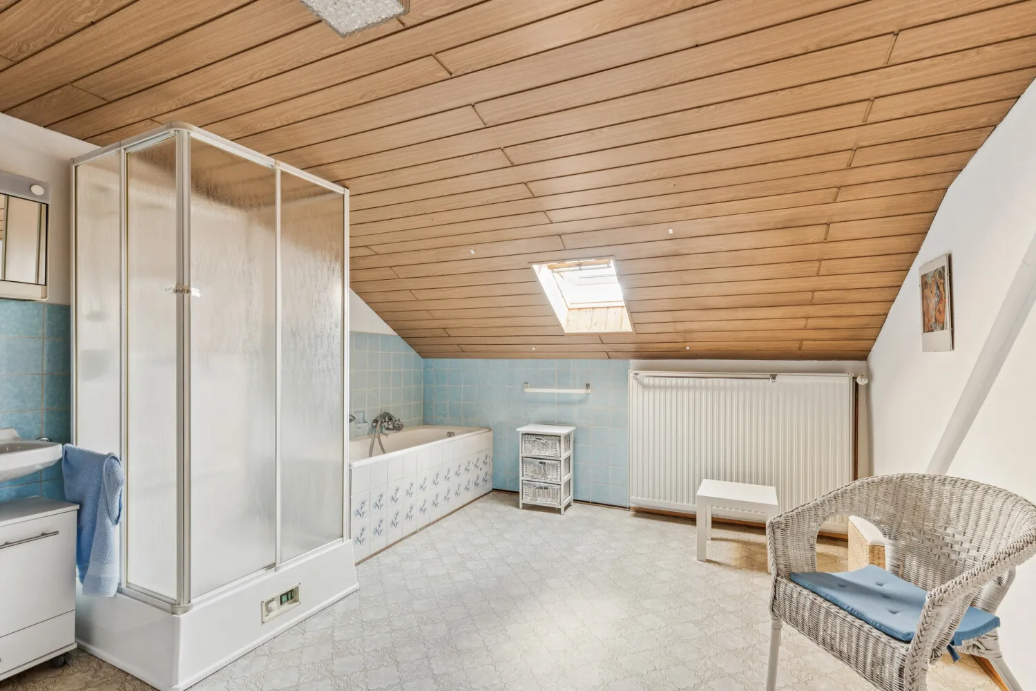 Badezimmer Dachgeschoss