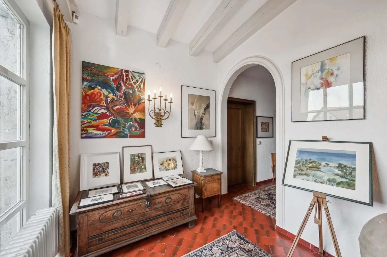 Galerie vor Schlaftrakt
