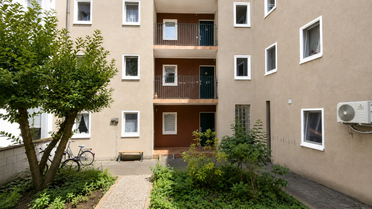 Innenhof mit Aufenthaltsqualität