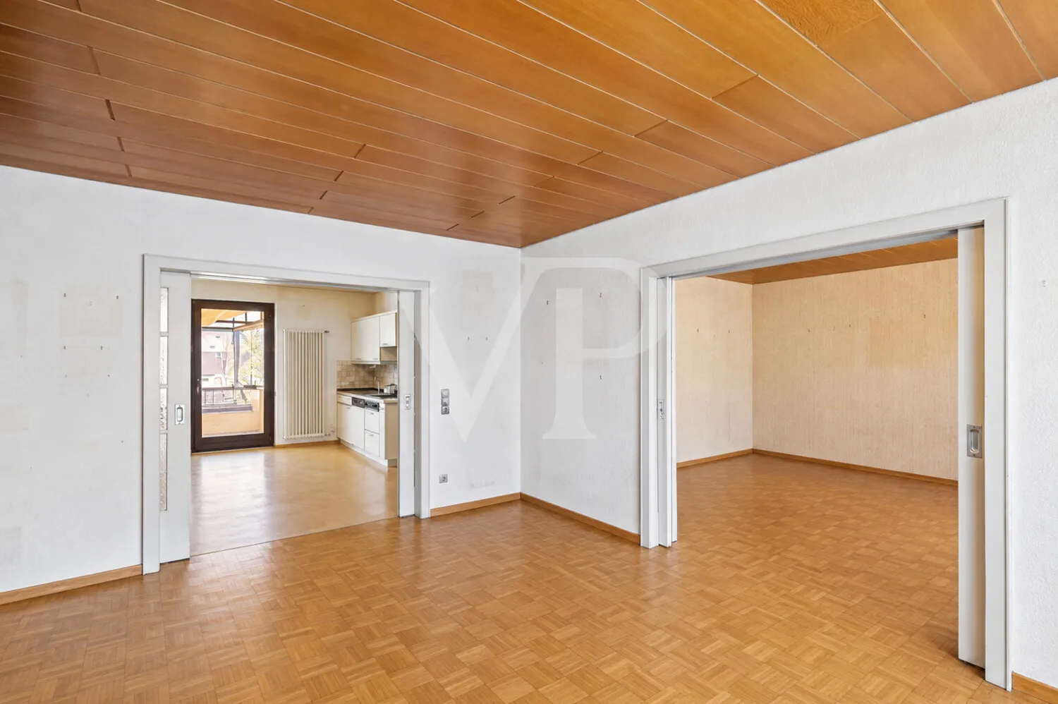 Blick Küche Ess-/Wohnzimmer OG