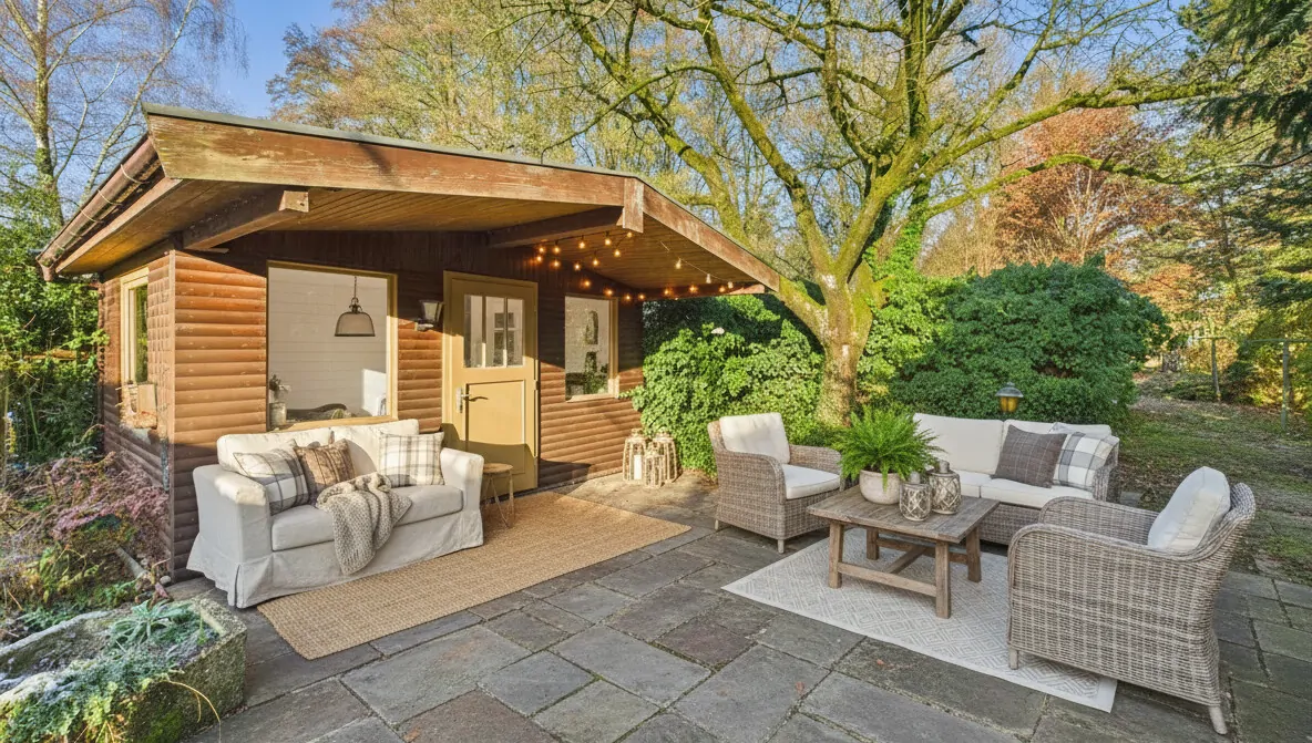 Gartenansicht KI GENERIERT