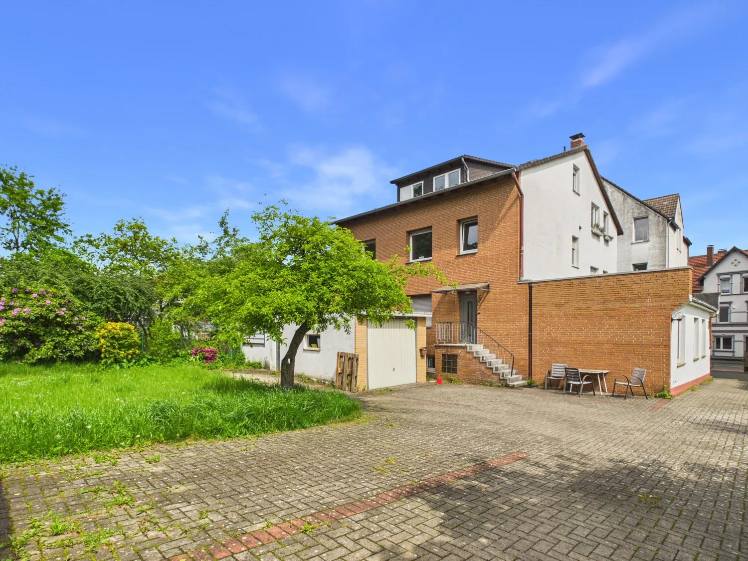 Außenansicht Wohneinheit im hinteren Bereich