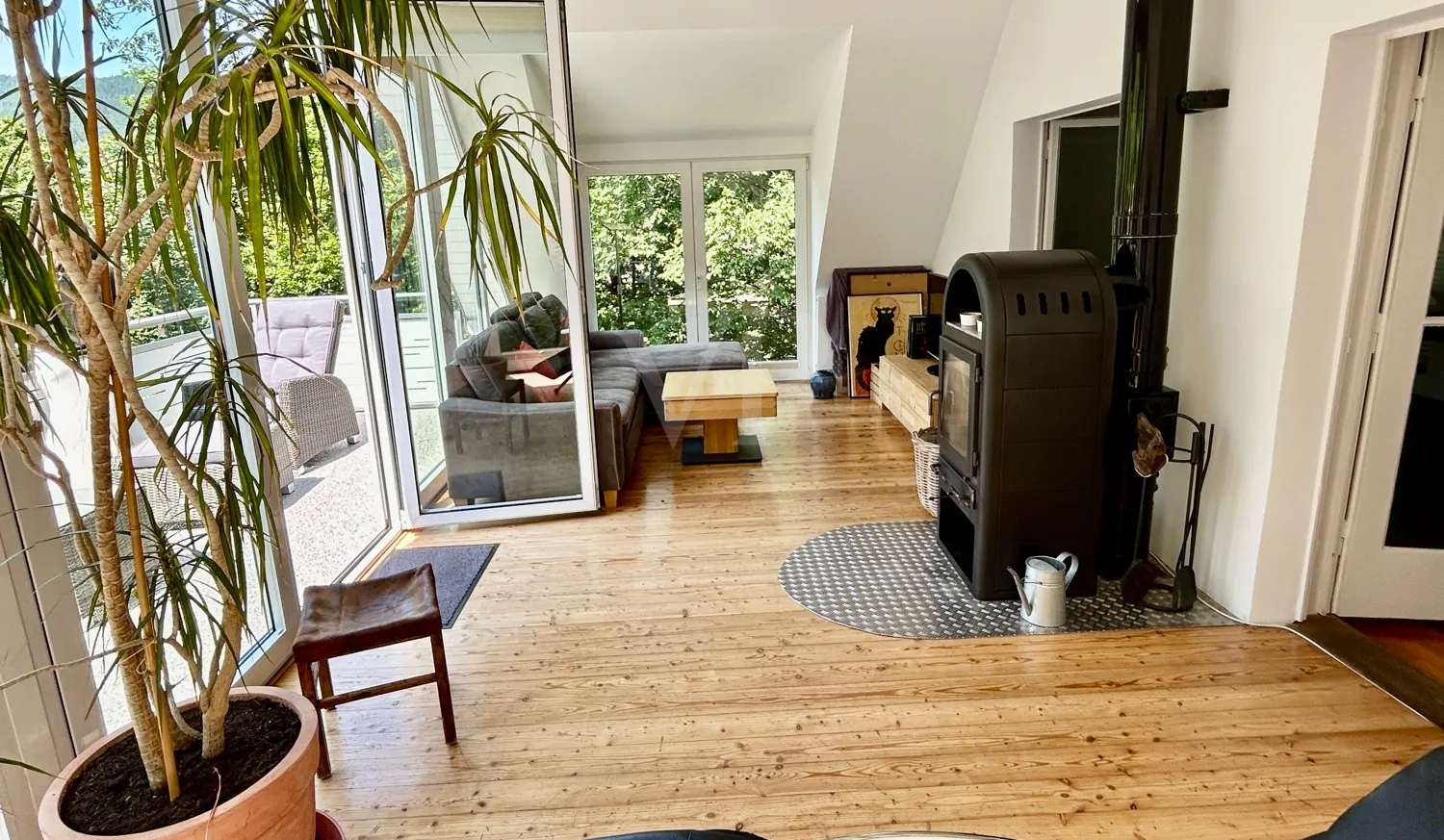 Idyllische Doppelhaushälfte mit Garten und herrlichem Ausblick