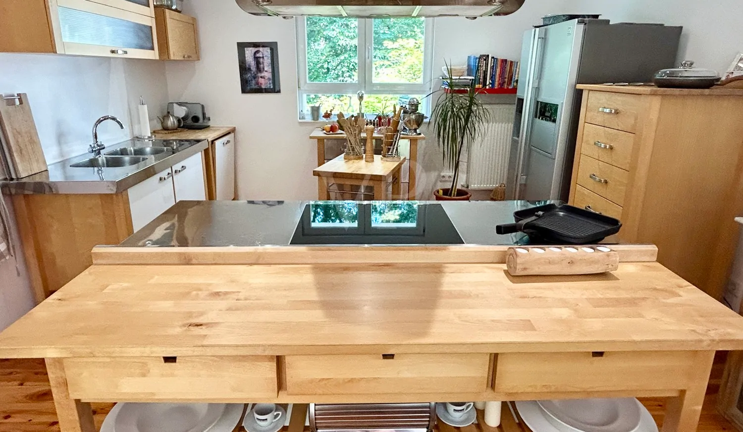 Idyllische Doppelhaushälfte mit Garten und herrlichem Ausblick