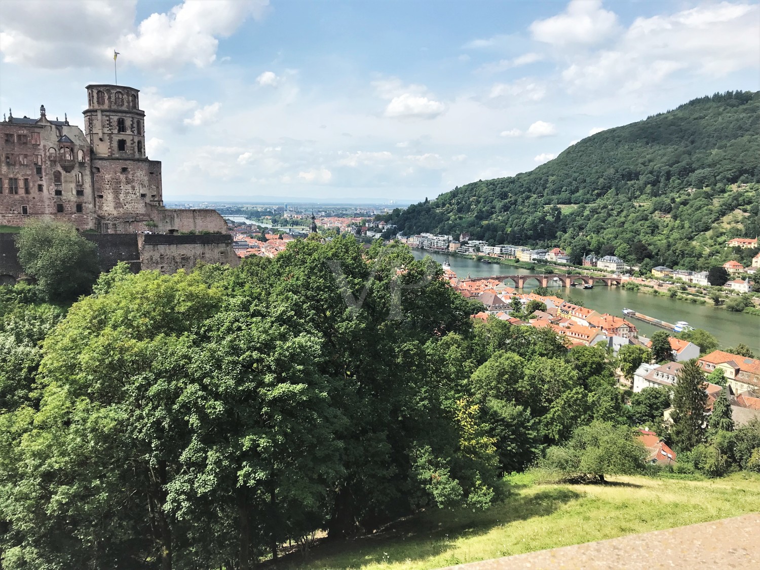 Wohnen IM SCHLOSSHOTEL- Sonnige Wohnung mit Traumaussicht