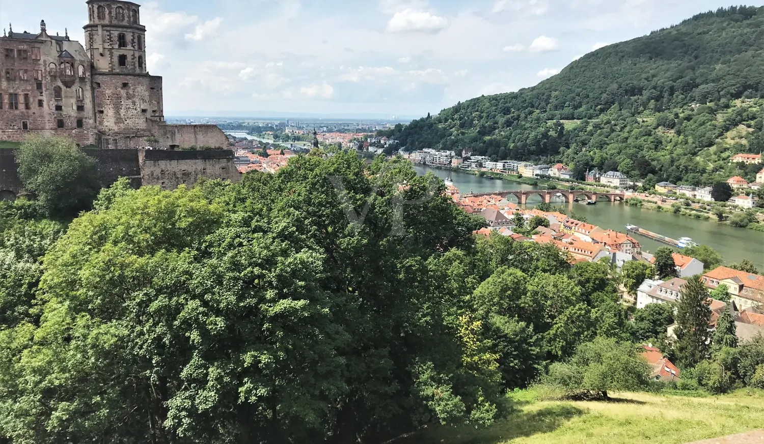 Wohnen IM SCHLOSSHOTEL- Sonnige Wohnung mit Traumaussicht