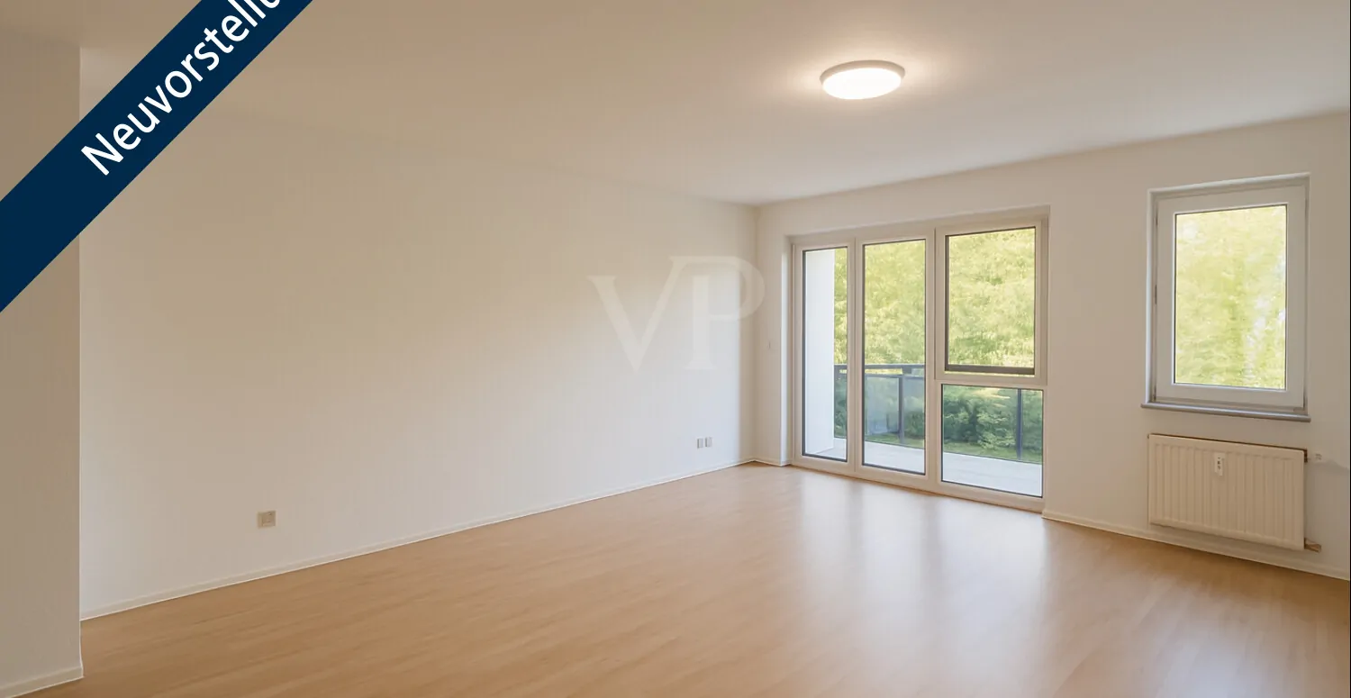 Lichtdurchflutete Erbpachtwohnung mit Balkon und Tiefgaragenstellplatz