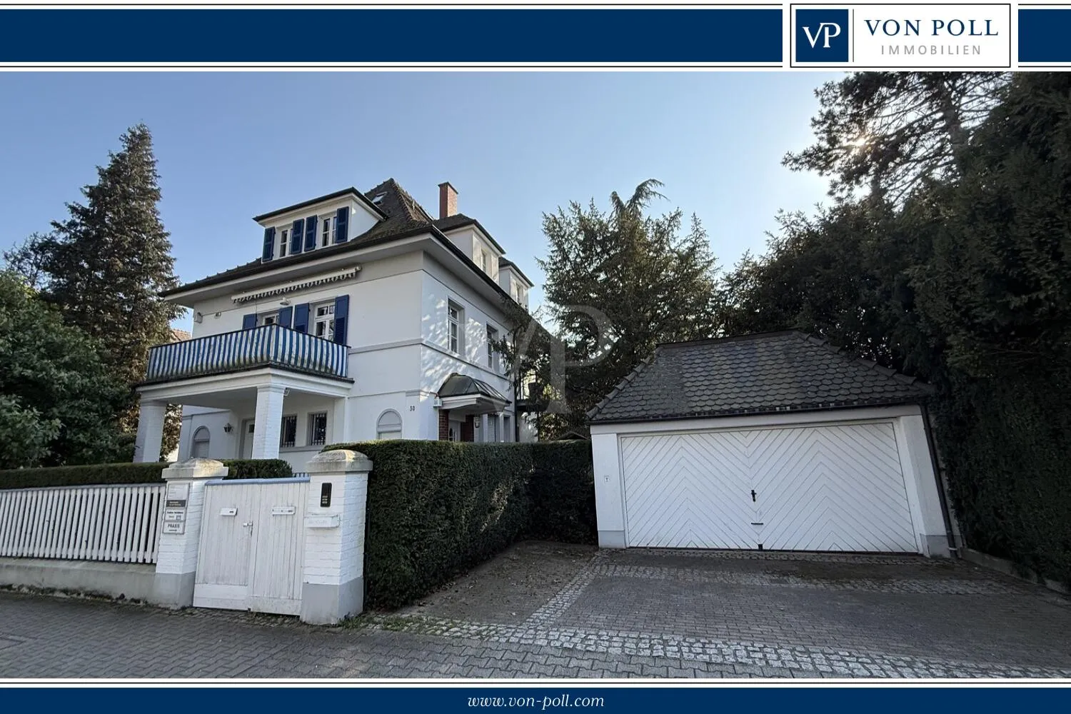 Herrschaftliche Villa mit sonnigem Garten und Neckarblick