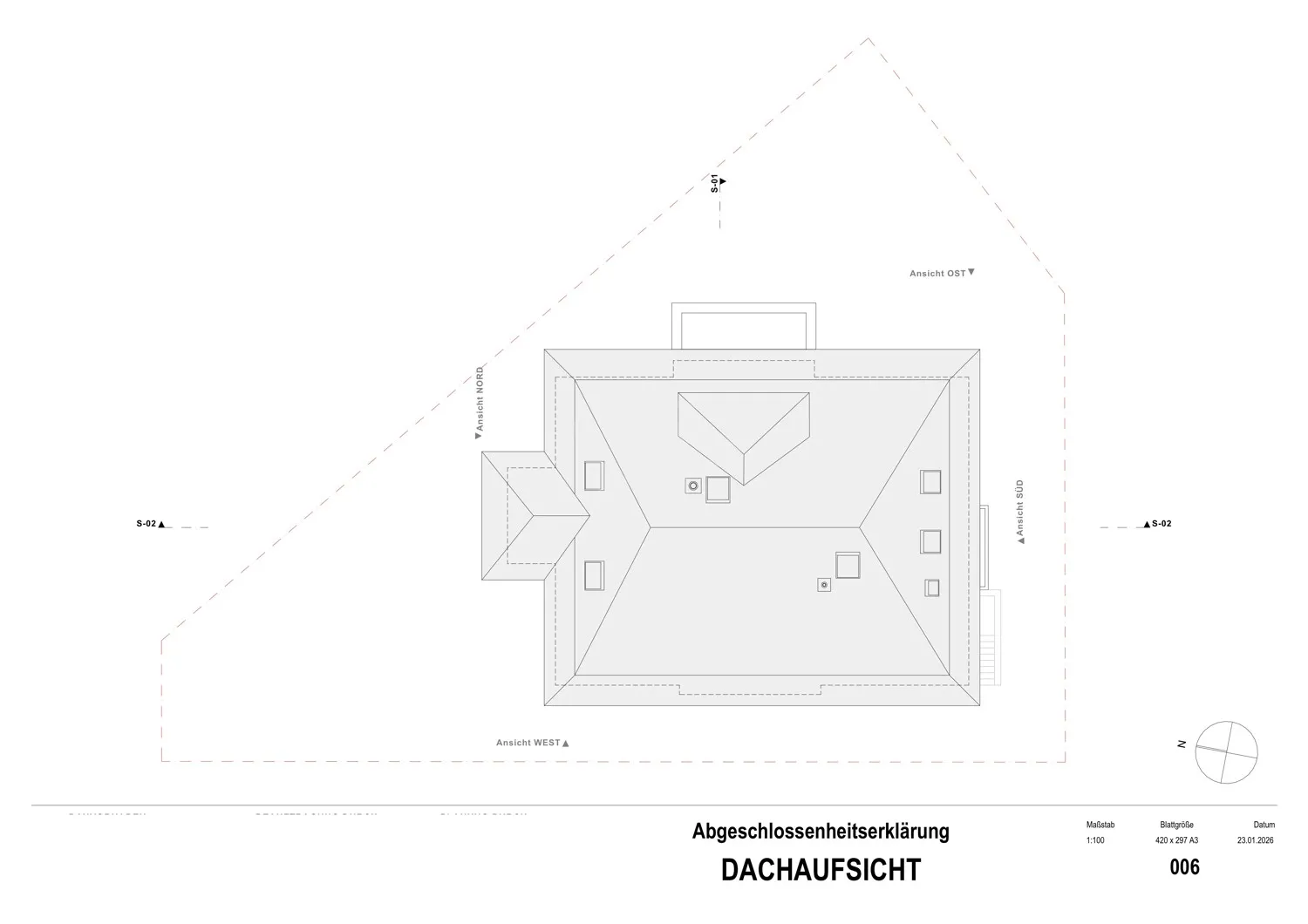 Dachaufsicht