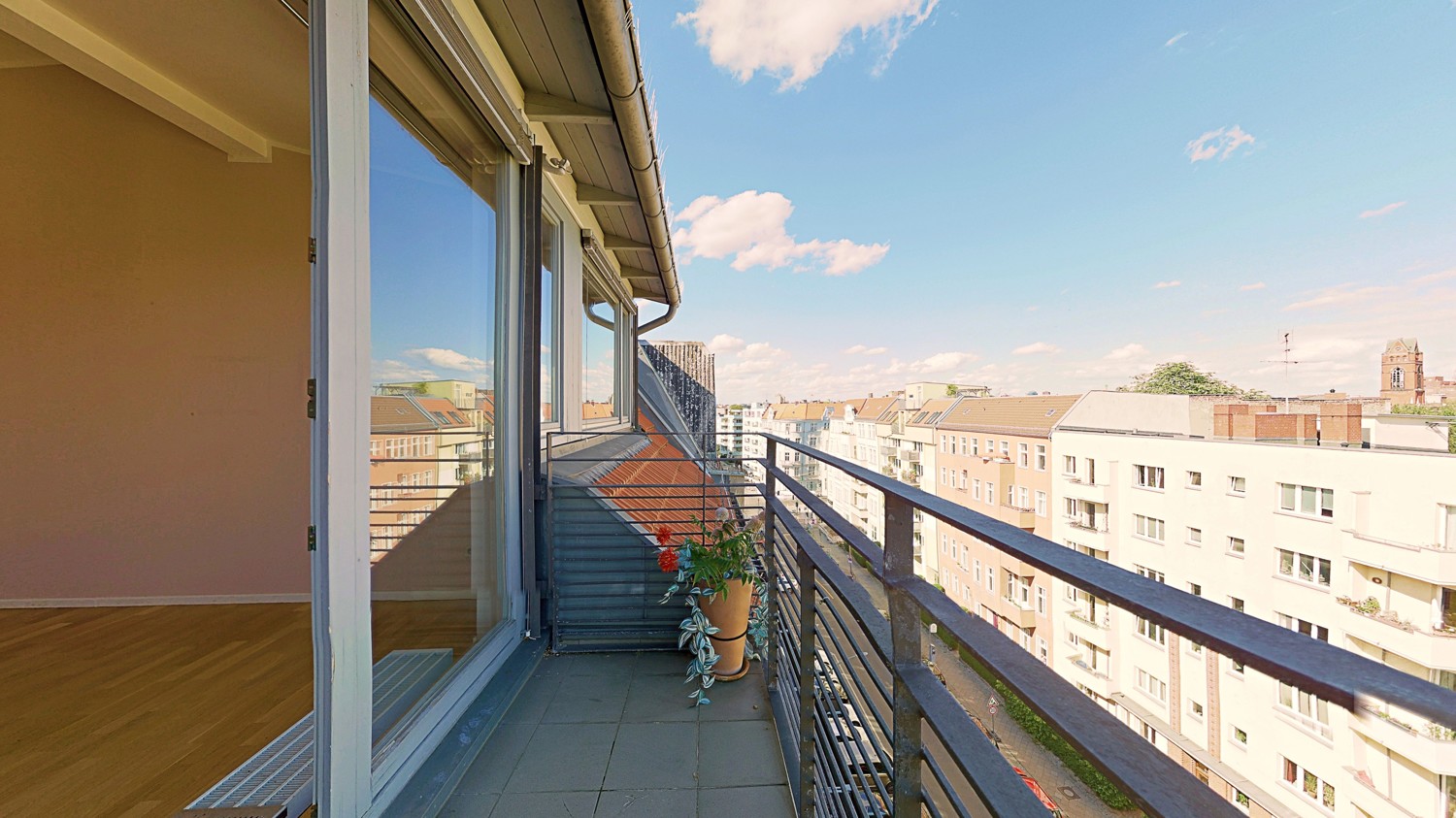 Balkon am Arbeitszimmer
