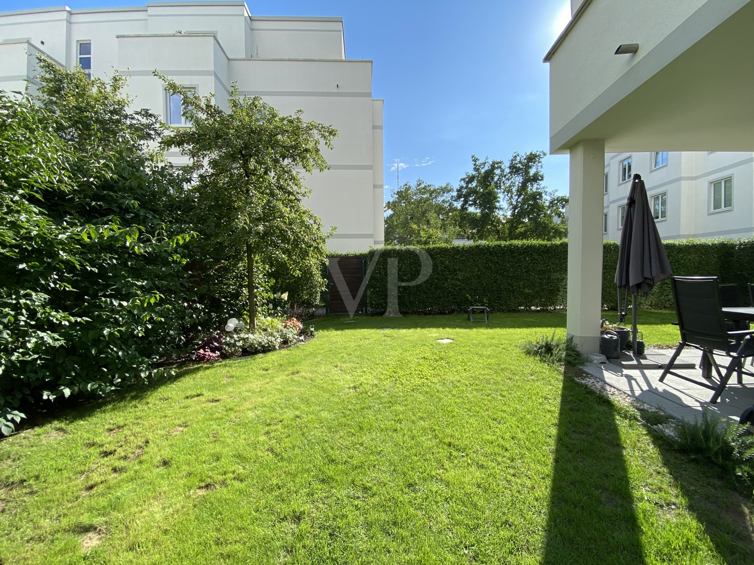 Blick zur Terrasse