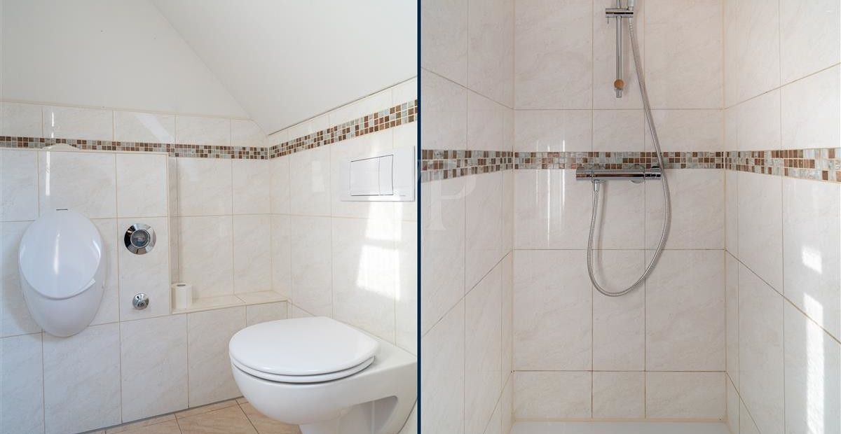 WC + Dusche im Duschbad