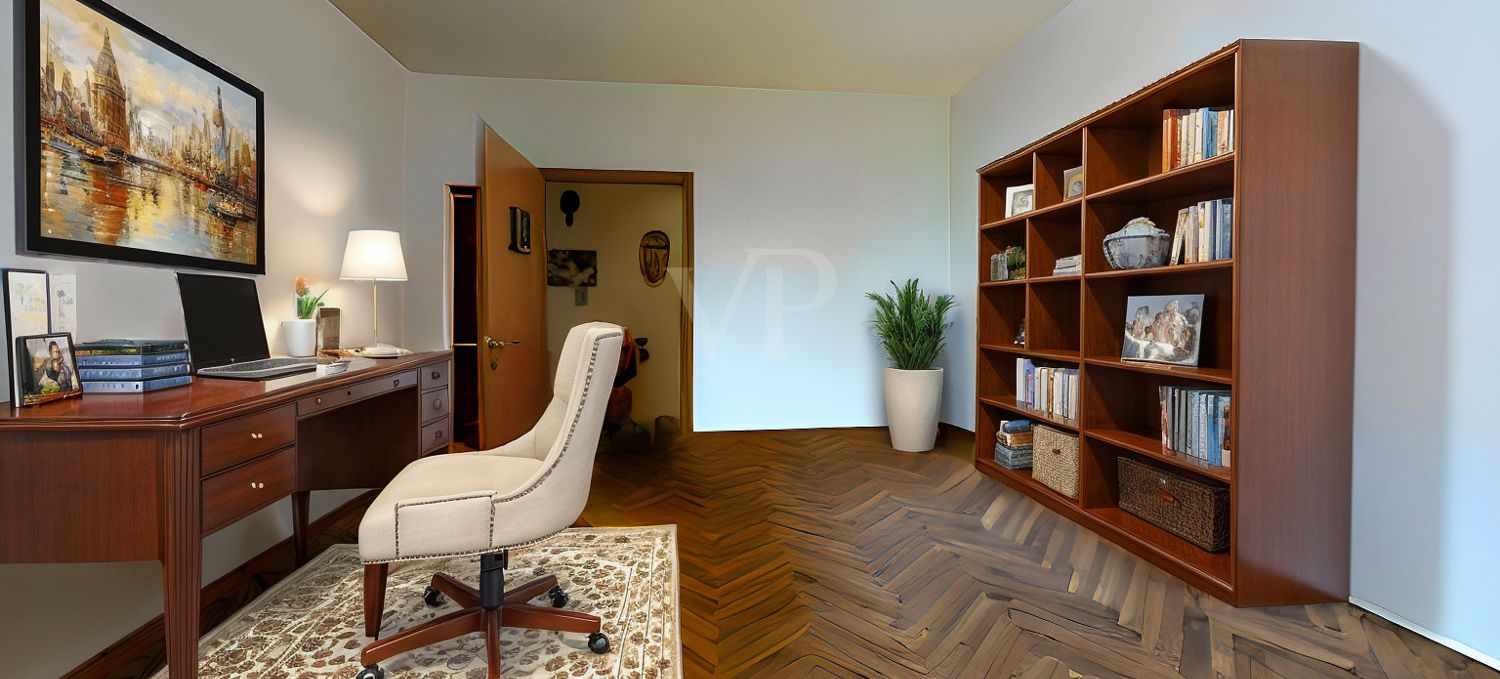 Bibliothek, Gästezimmer