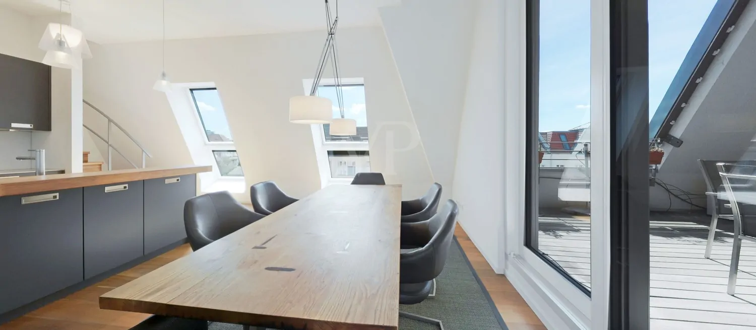 Essbereich neben der Loggia