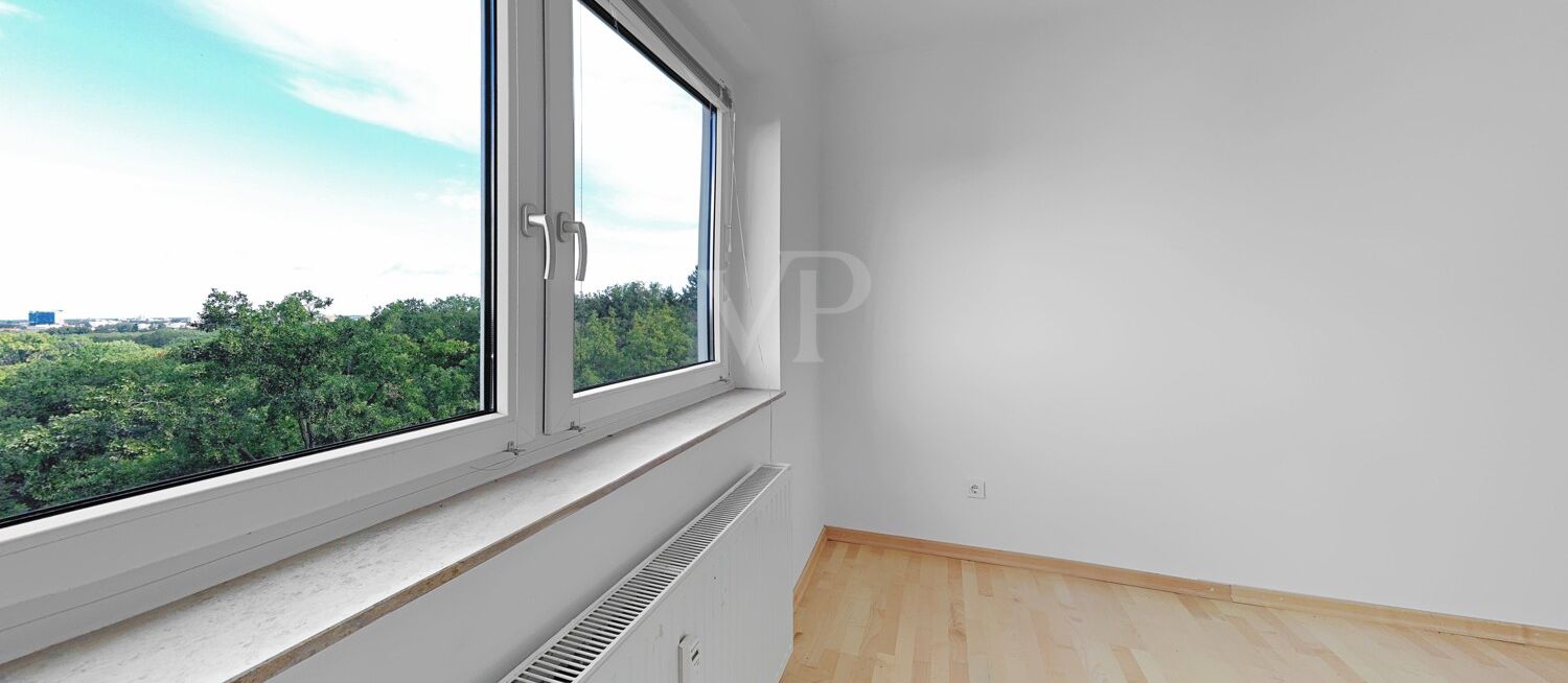Schlafzimmer mit Ausblick