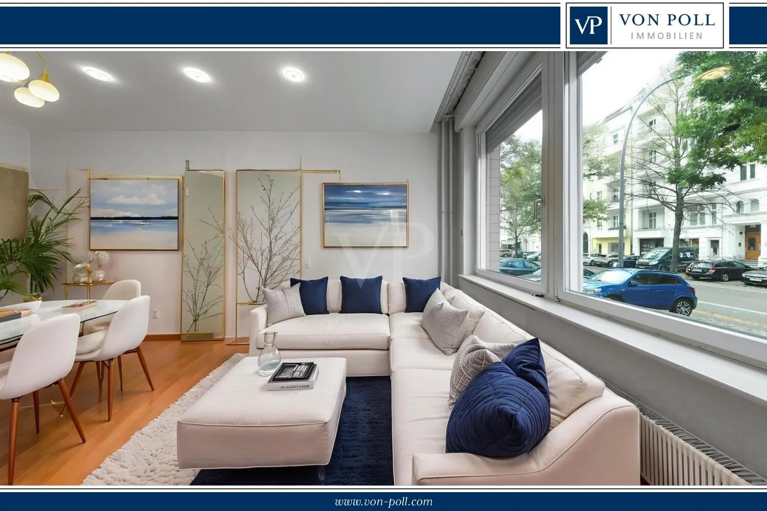 Világos lakás magas belmagassággal és kertkapcsolattal a Savignyplatz közelében