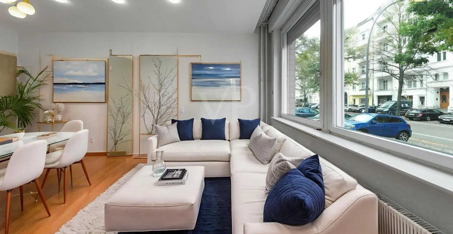 Lichtdurchflutetes Apartment mit hohen Decken und Gartennutzung nahe Savignyplatz