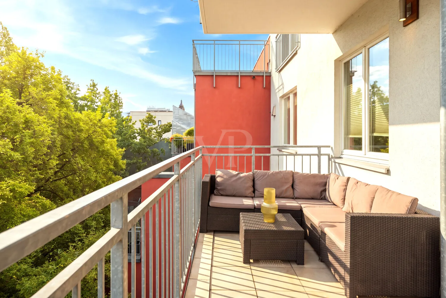 Balkon Richtung Westen