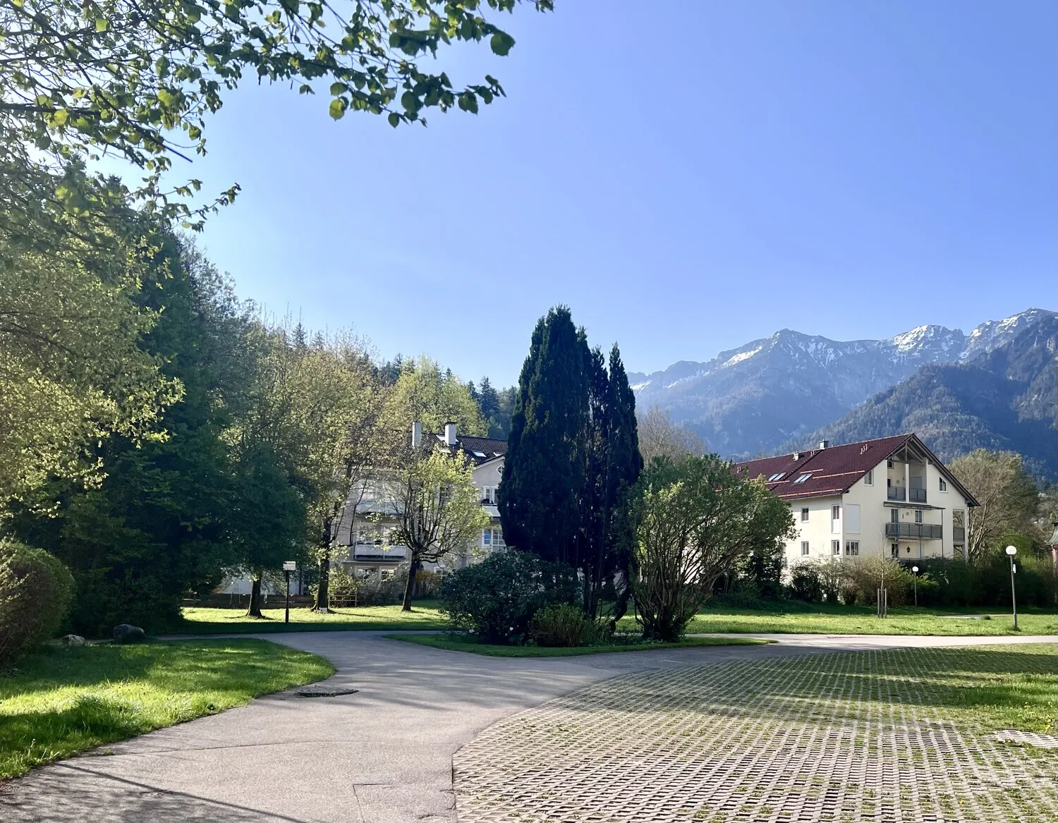 Areal vor dem Haus