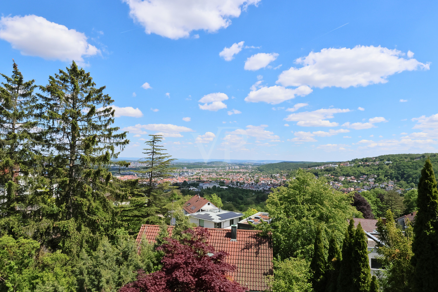 Aussicht aus dem Schlafzimmer