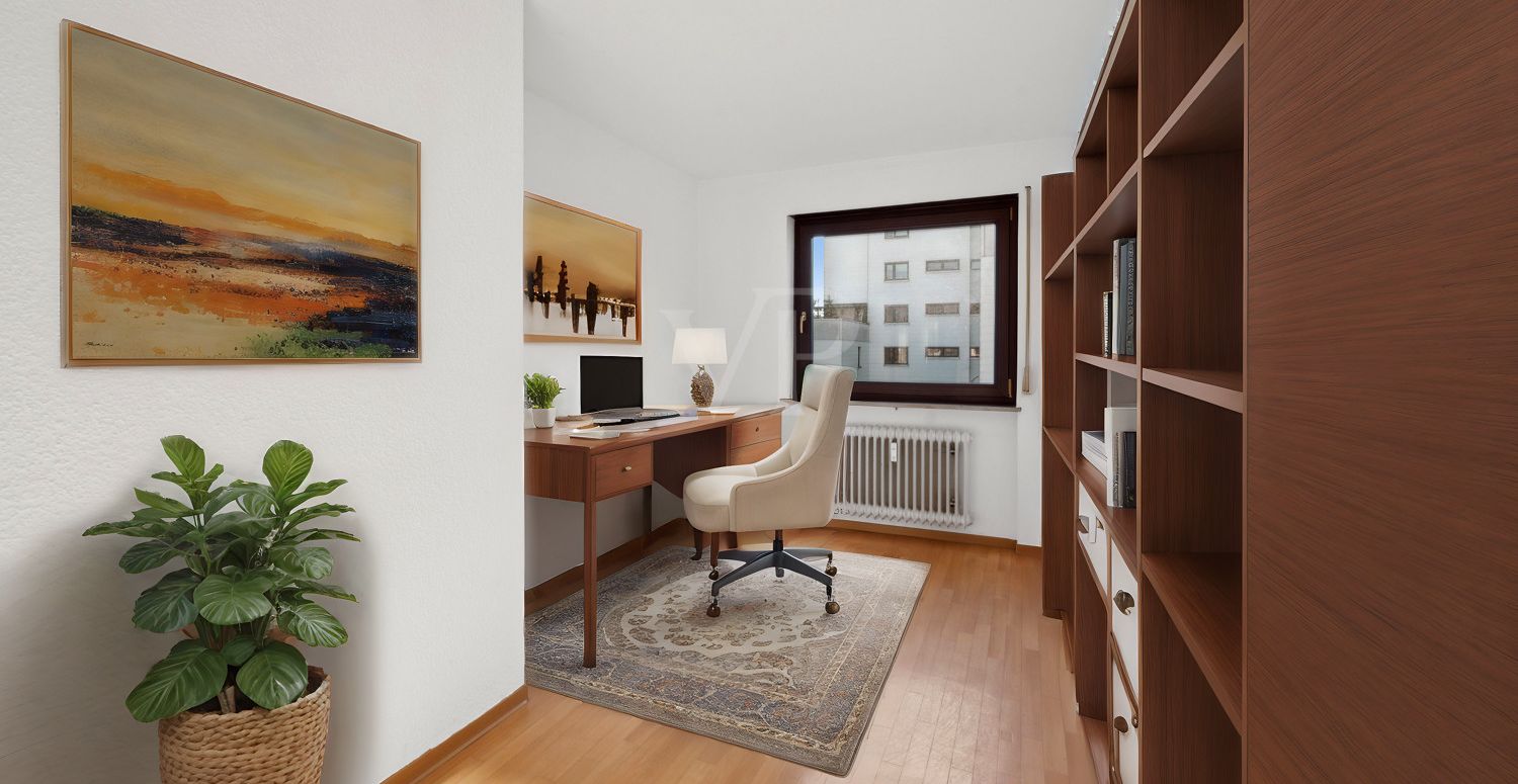 Arbeitszimmer gestaged 3