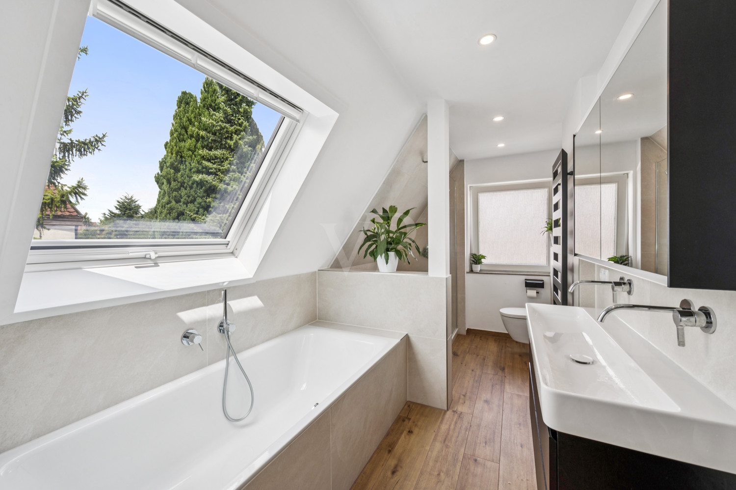 Badezimmer Dachgeschoss