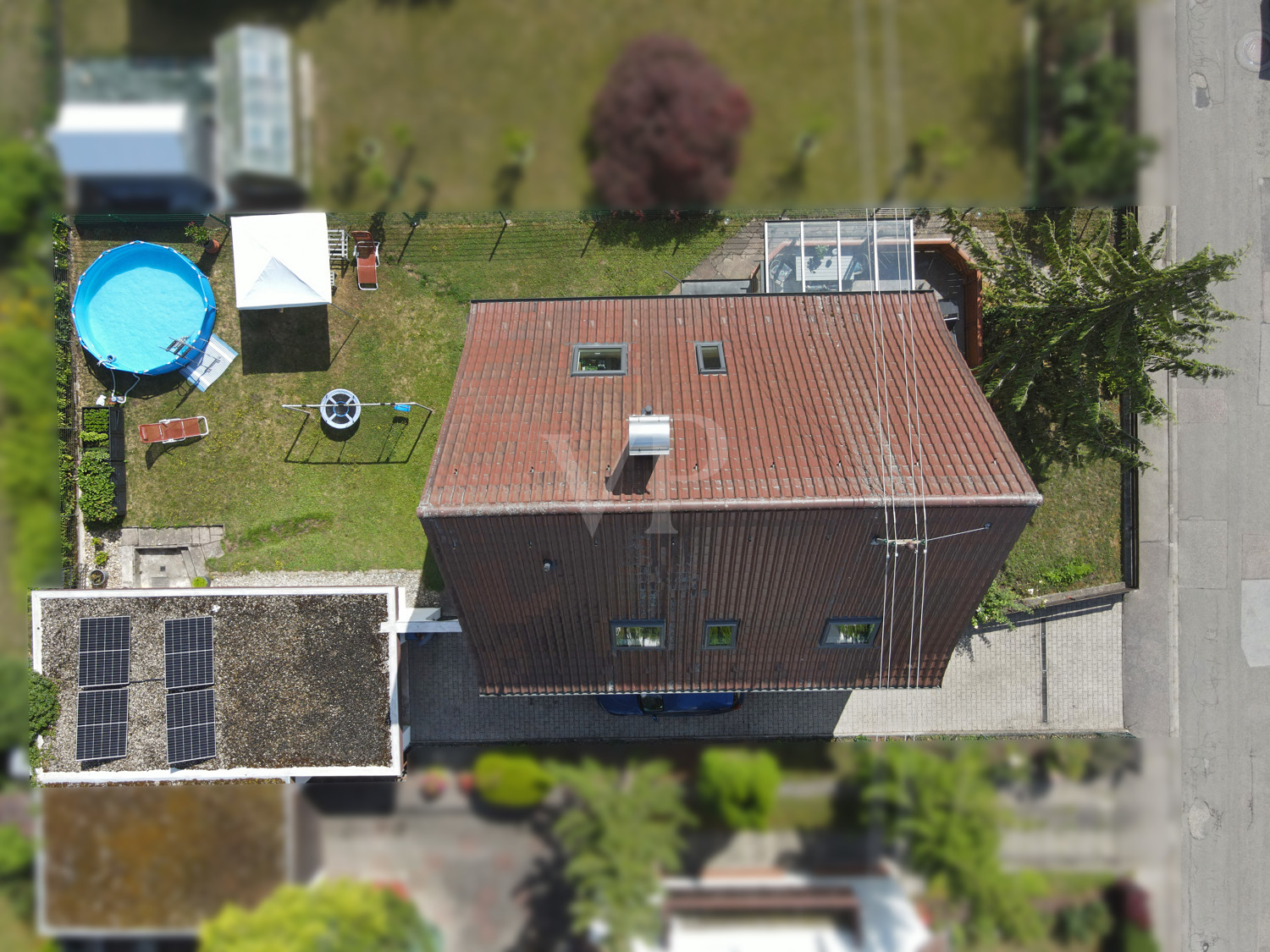 Drohne Draufsicht