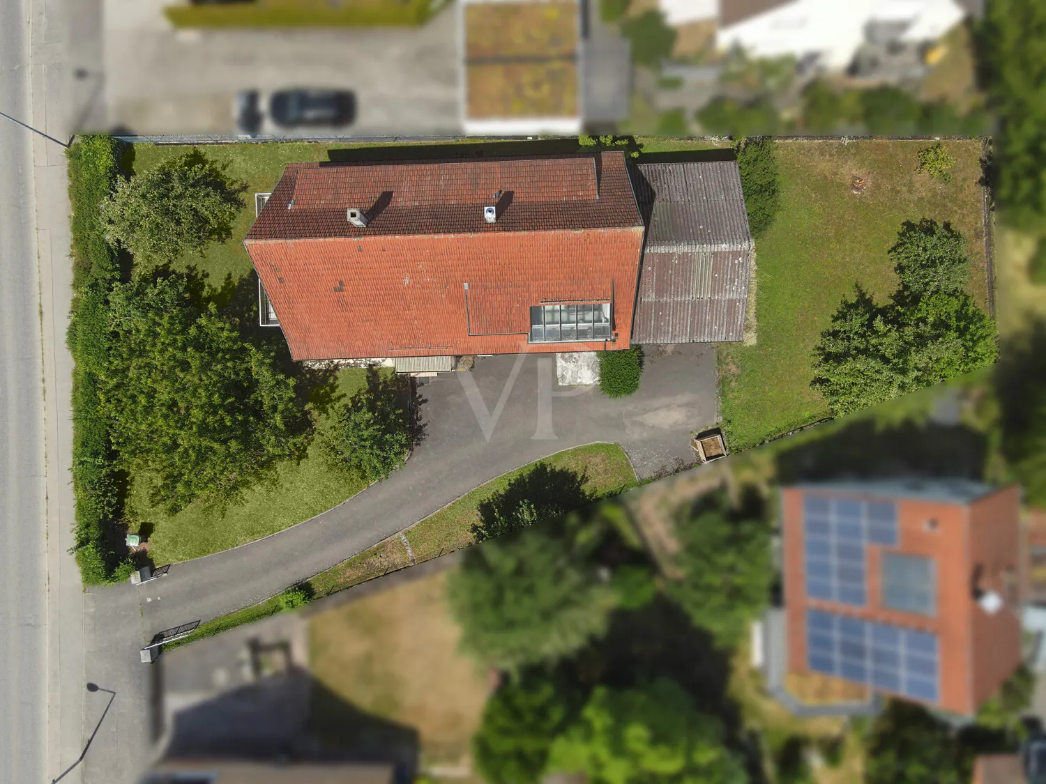 Drohne Draufsicht