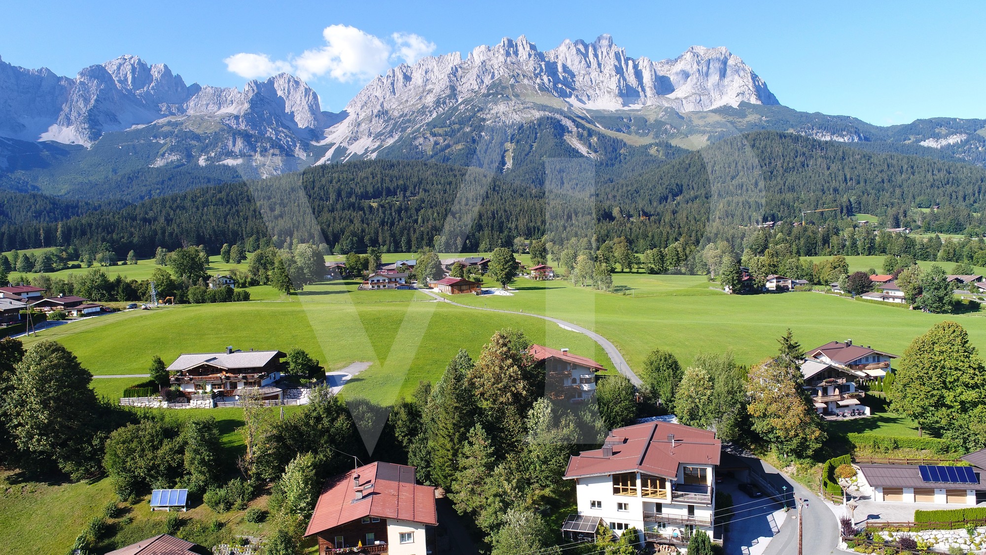 Aussicht Wilder Kaiser