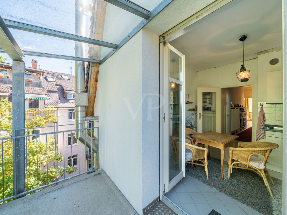 3.Obergeschoss Balkon mit Glasdach