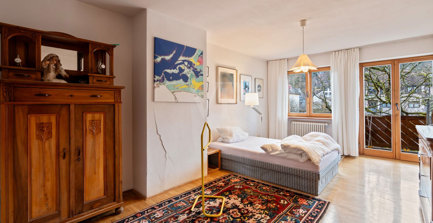 Schlafzimmer links im Obergeschoss