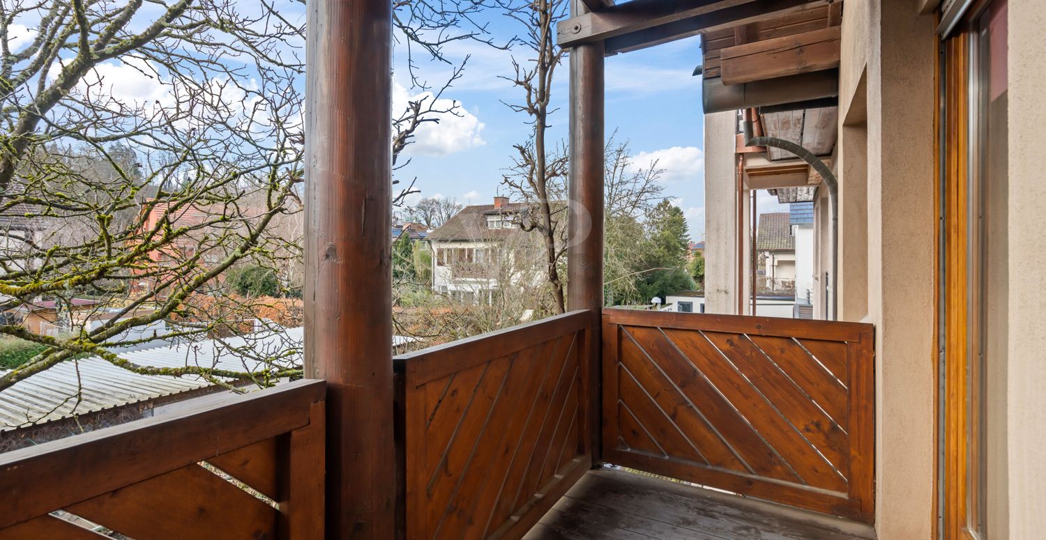 Balkon im Obergeschoss