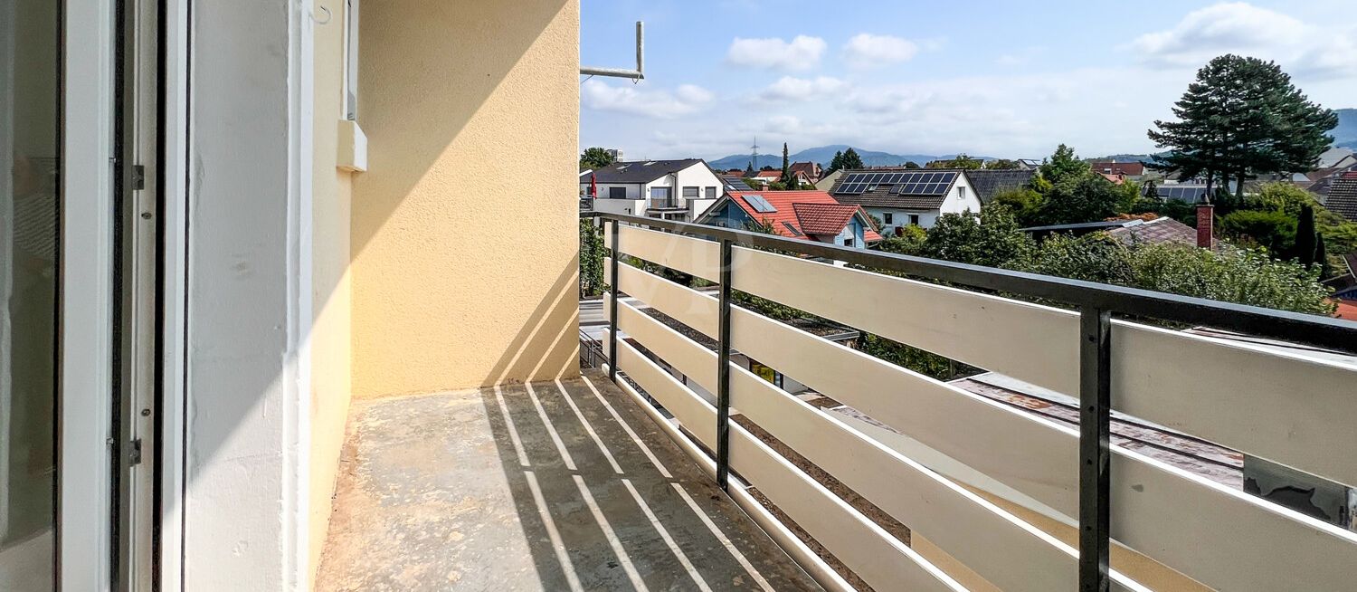 großzügiger Balkon