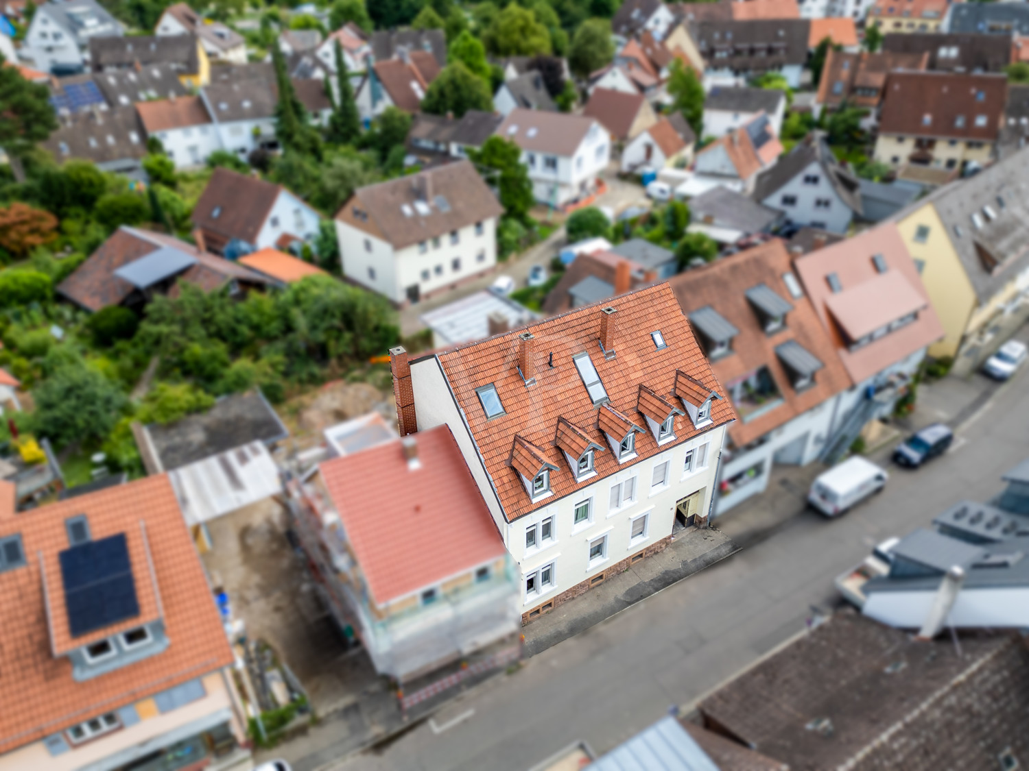 Luftbild Außenansicht Haus