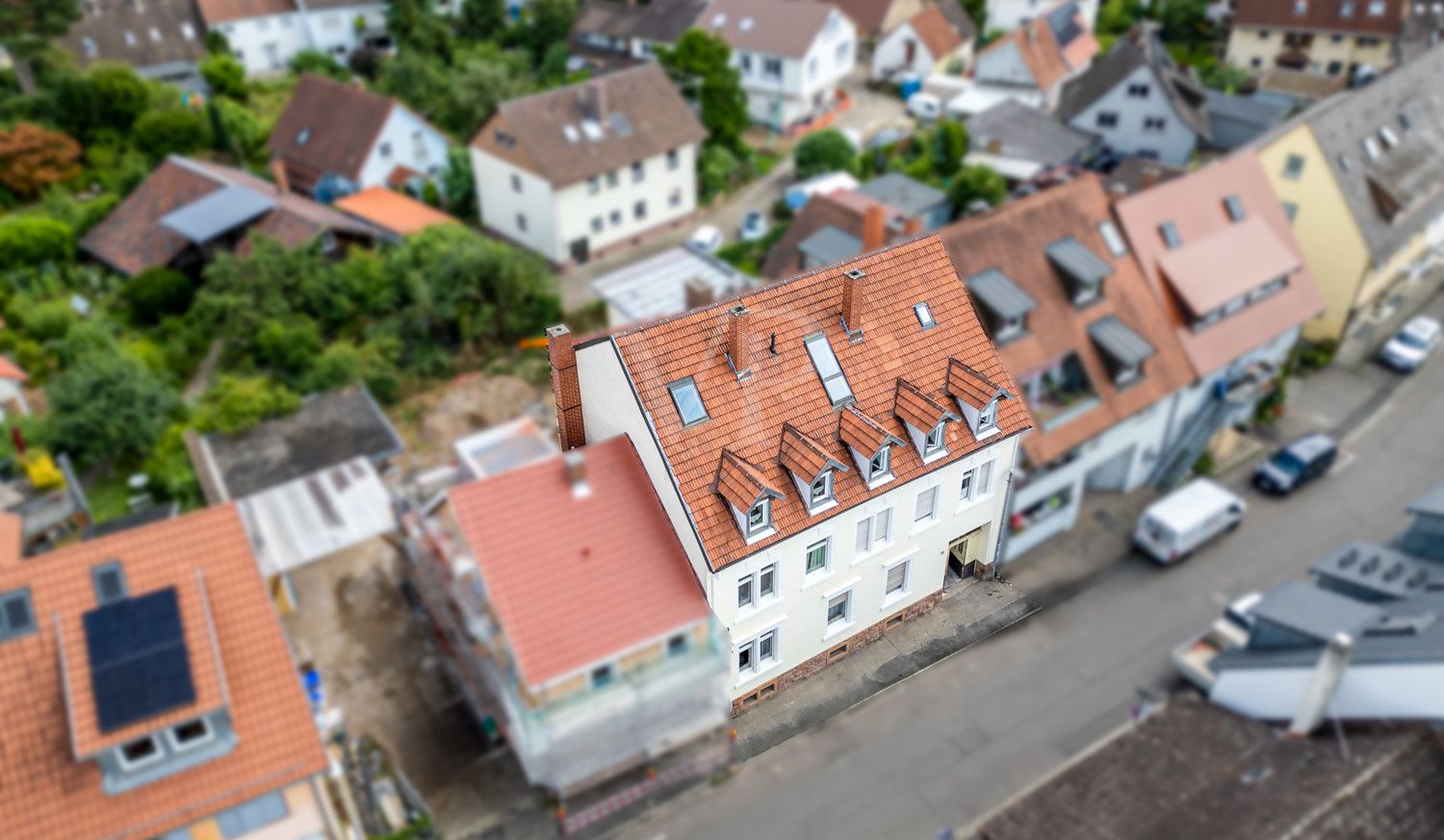 Luftbild Außenansicht Haus