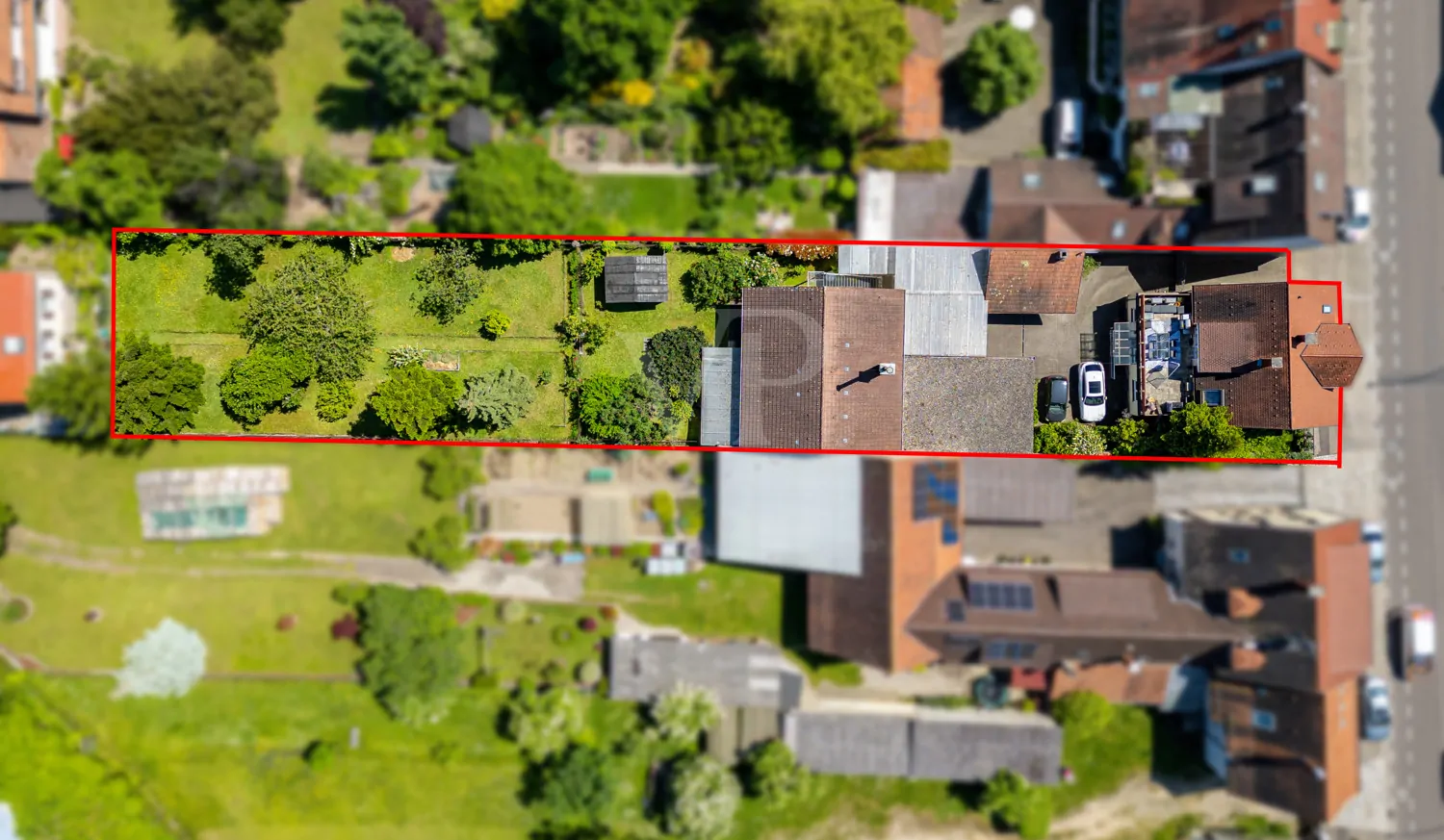 Luftbild Grundstück