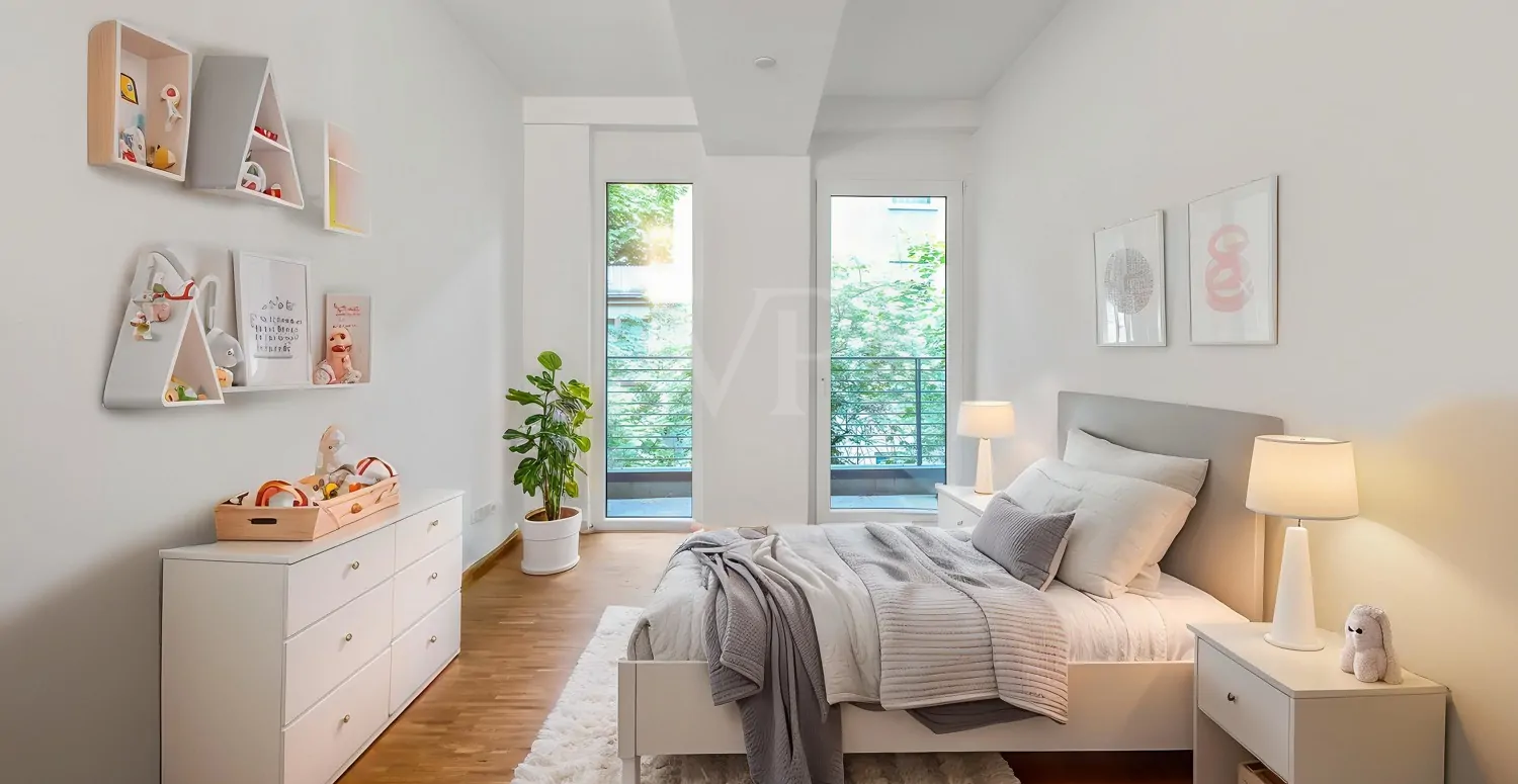 Kinderzimmer mit KI eingerichtet