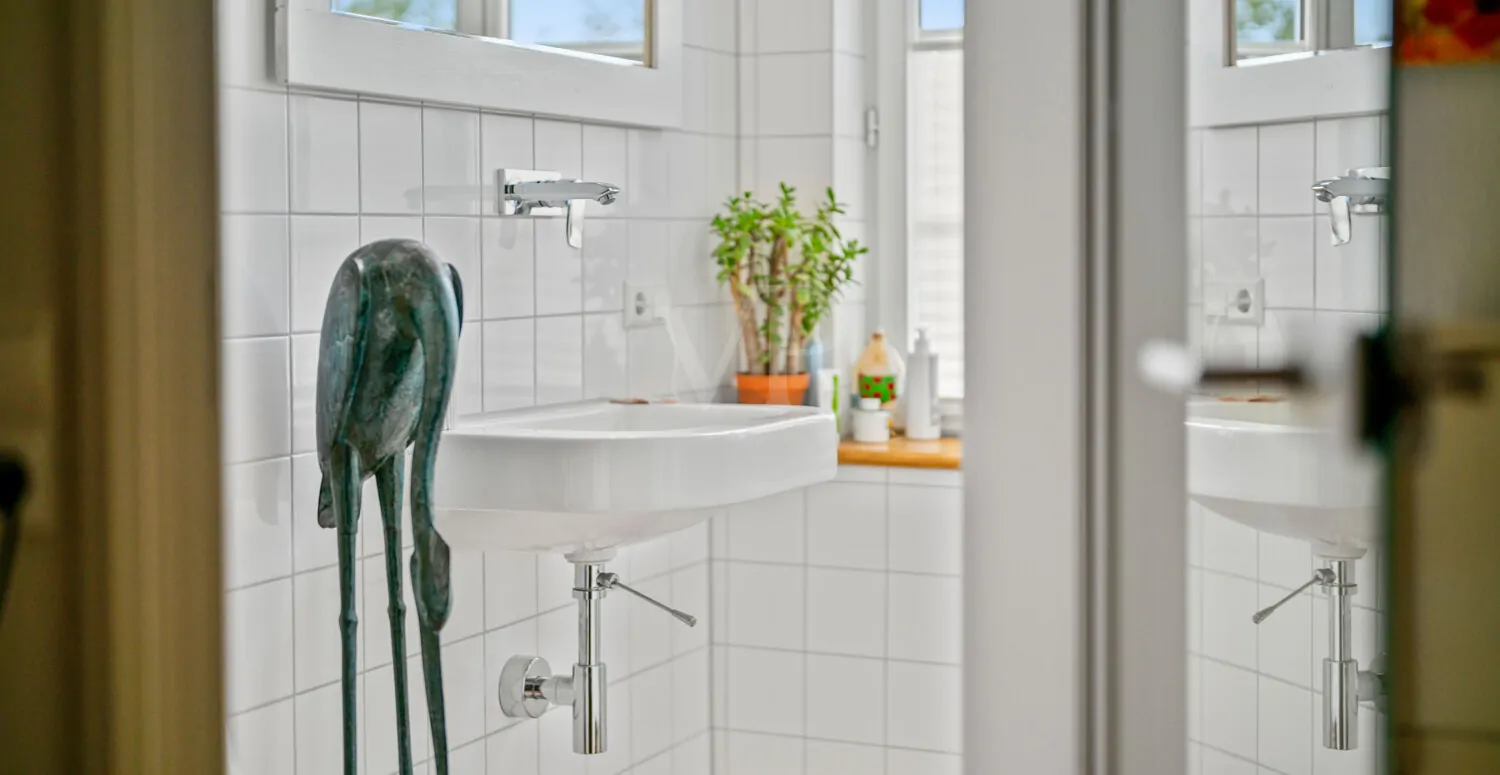 zweites Tageslichtbadezimmer im Obergeschoss