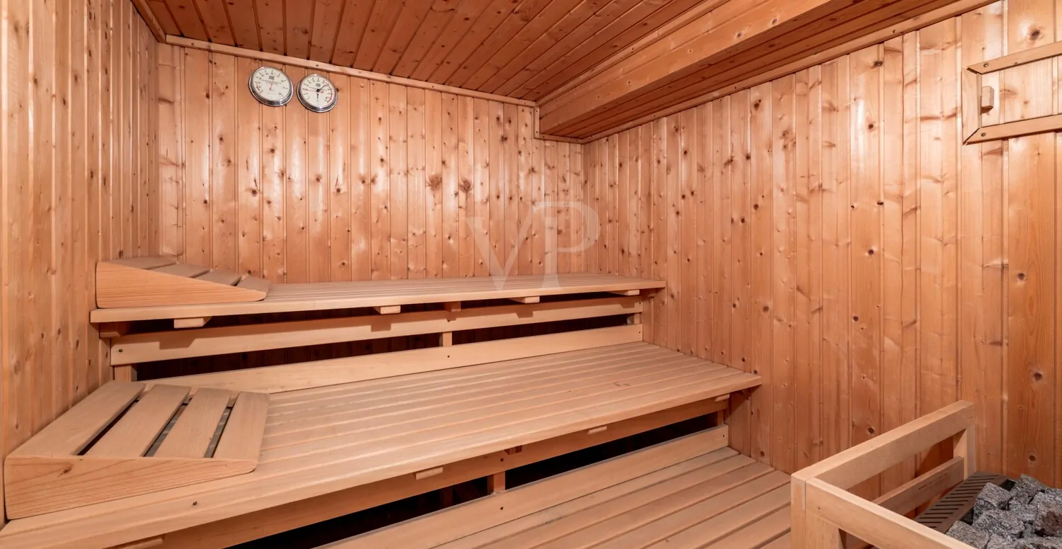 Sauna im Untergeschoss