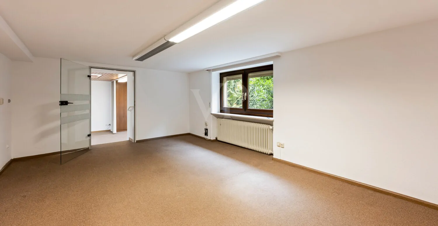 ehemaliges Büro im Untergeschoss