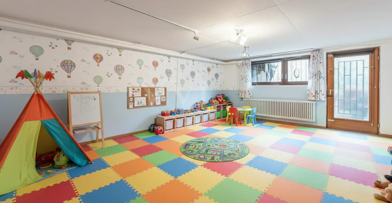 Keller Hobbyraum/Spielzimmer KI generiert