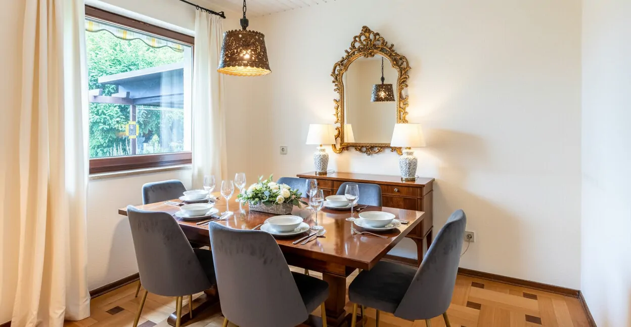 Kleines Esszimmer im Erdgschoss-Visualisiert