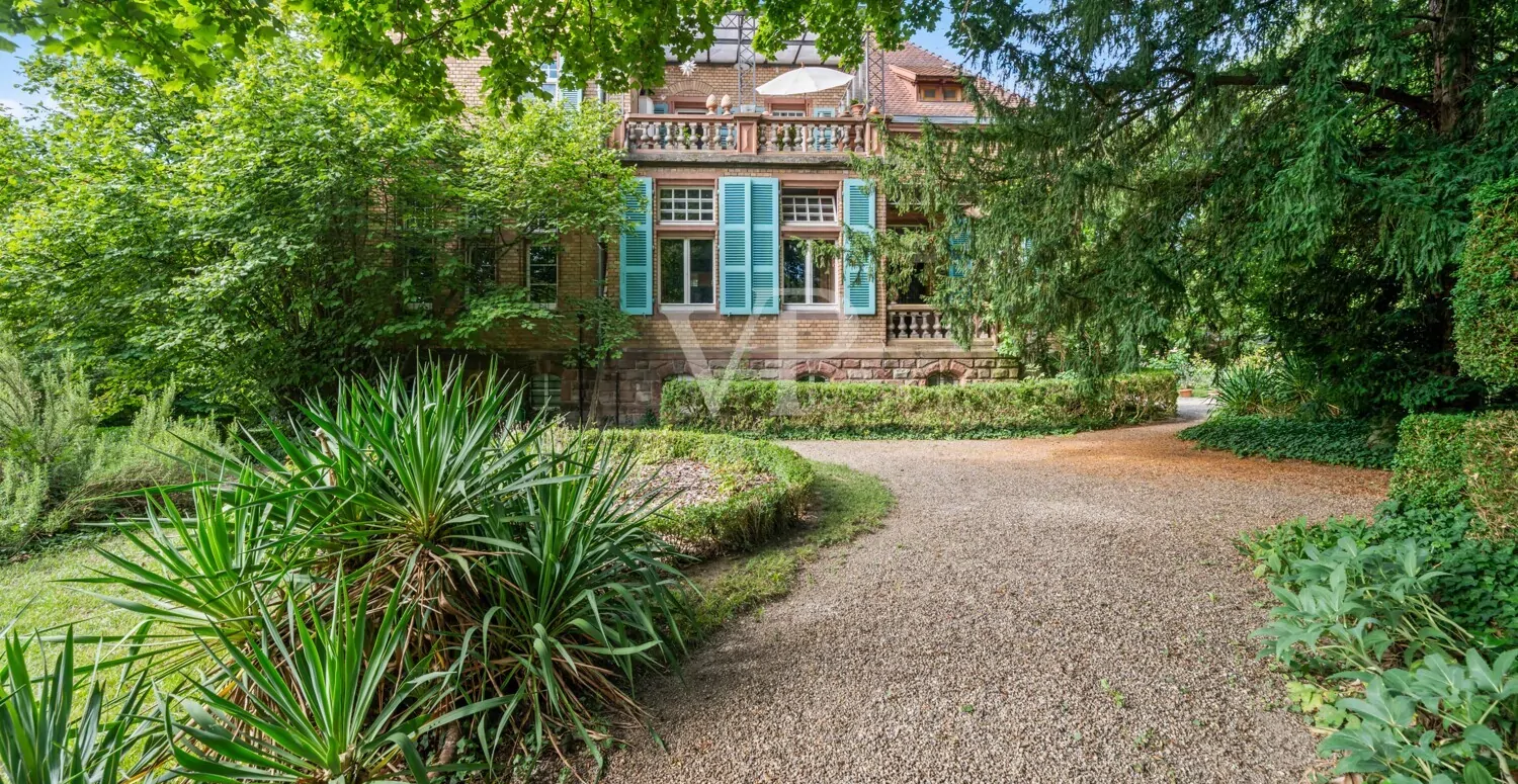 Blick auf das Haus von der Hinterseite