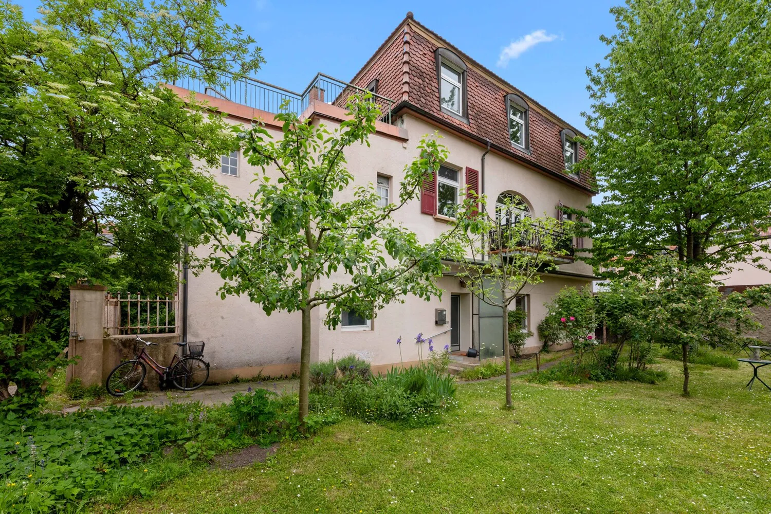 Außenansicht auf das Haus
