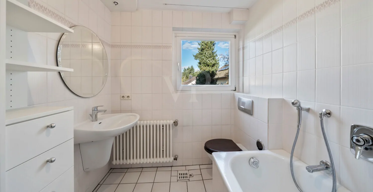 Badezimmer im Obergeschoss