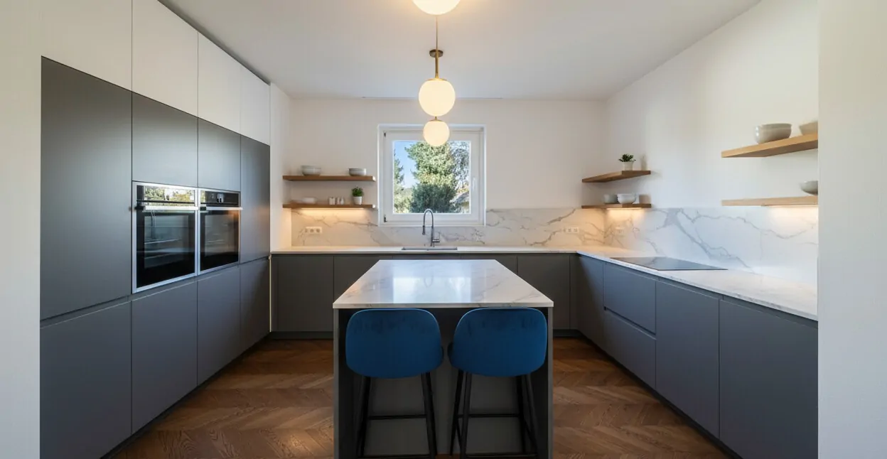 Küche im Erdgeschoss-Visualisierung