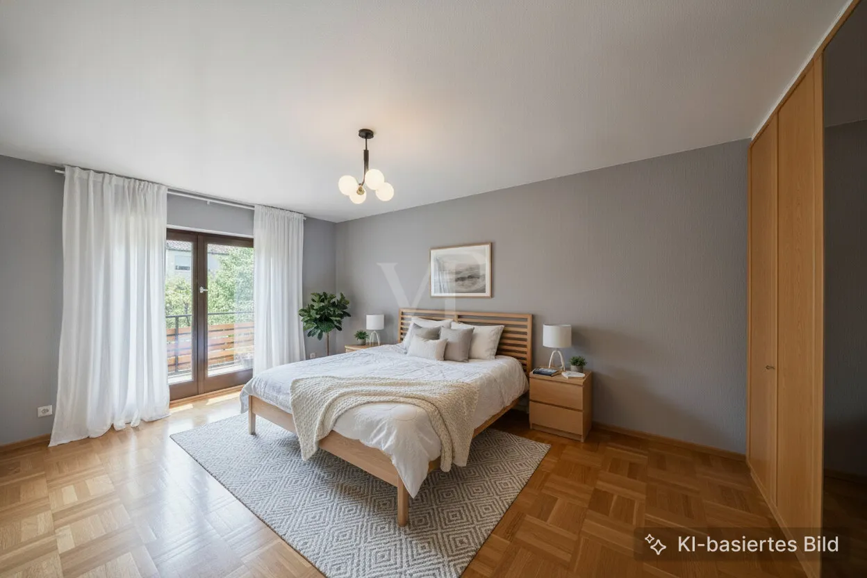 Schlafzimmer KI Gestaltungsvorschlag